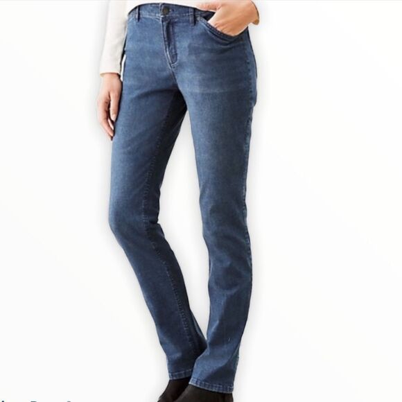 J. Jill Slim Leg Stretch Denim Jeans size 4 - Picture 1 of 5